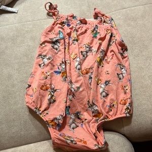 Posh peanut bubble pink bamboo 3-6 months